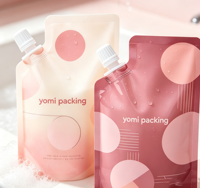 Sachet Doypack Personnalisé Imprimé 1L pour Lessive, Pochette à Bec Verseur, Emballage Compressible pour Shampoing, Recharge de Savon Liquide pour les Mains