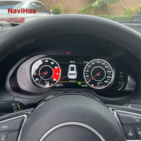 Automobile Stéréo Audio Multimédia Android Compteur de Vitesse LCD Tableau de Bord Numérique pour Audi Q5 2010 2018