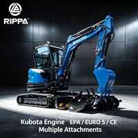 Mini-excavatrice Rippa R32, fournisseur d'usine, fabricant de machines de 1, 2 et 3 tonnes, petite pelle excavatrice chinoise à vendre
