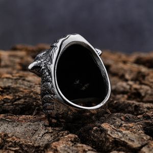 Anillos de Moda de Joyería Fina con Diseño de Tótem Religioso Punk, Estilo Película Alienígena, para Hombres y Mujeres - Product Image 3