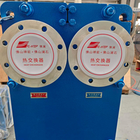 Échangeur de chaleur à plaques industriel à haute efficacité, matériau 316L, liquide de chauffage et de refroidissement, 22-132 GPM, -50~150 BR015MB-10