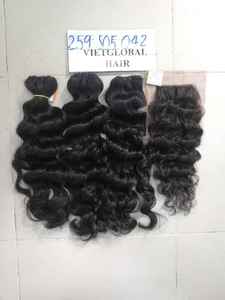 Paquetes de cabello Remy crudo Cutícula alineada Jerry Curl Extension Proveedor Cabello humano de alta calidad para la venta - Product Image 3