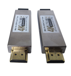 ตัวรับส่งสัญญาณออปติคอล Mini 4K HD 1.4a HCCP1.2 ระยะส่ง 300 เมตร ความเร็ว 10.3Gbps วิดีโอ HD อุปกรณ์ใยแก้วนำแสงแบบหลายเส้นสำหรับ FTTH - Product Image 3