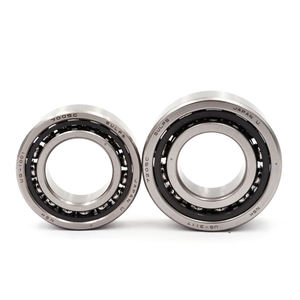 Góc liên hệ bóng Mang hàng duy nhất 7201 7202 7203 7206 12x32mm Độ chính xác P0-P6 mở/ZZ/RS con dấu Nylon lồng nhiệt độ cao - Product Image 1