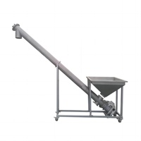Convoyeurs à vis sans fin en acier inoxydable carbone de qualité alimentaire DZJX, type U, pour le transport de poudre, bricolage, pour le sable