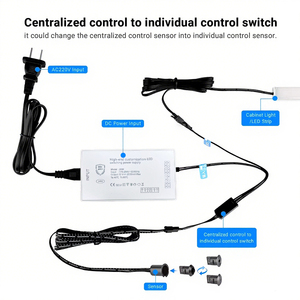 Có thể thay thế PIR chuyển động cảm ứng tay cảm biến sóng cho Gương tủ quần áo tủ LED ánh sáng - Product Image 2