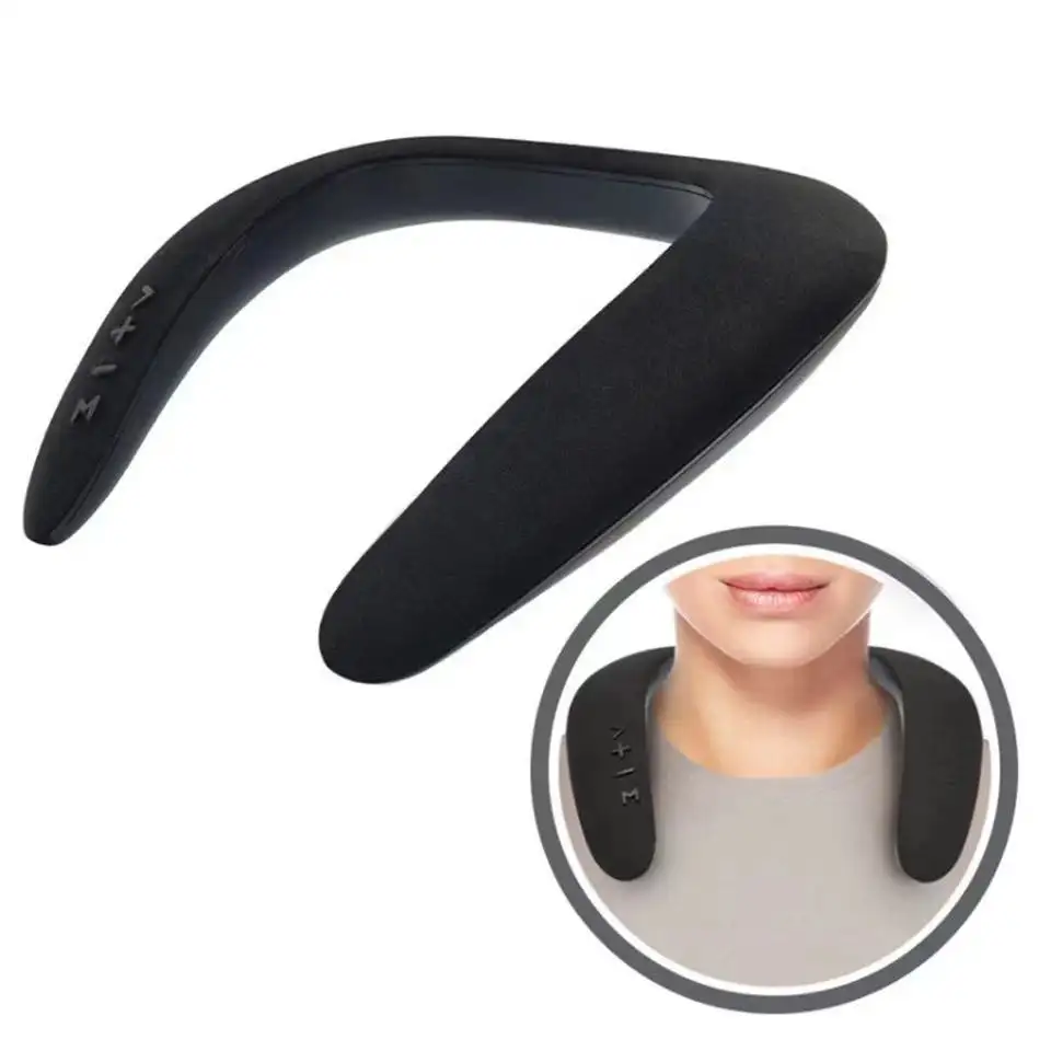 Top Seller Portable Hands Free Speaker Ear-Free Bluetooth Speaker 5.0 Wireless Stereo Neck Wearable Portable Speaker