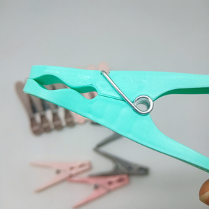 Molletta in plastica colorata 24 pezzi in confezione da 24 pezzi per appendere mollette - Product Image 5