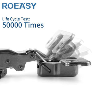 ROEASY-Charnières de Porte de Placard Hydrauliques 2D à Petit <span class=keywords><strong>Angle</strong></span>, pour Cuisine, Salon, Hôpital, Fermeture Douce - Product Image 3