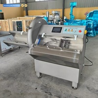 Machine de découpe automatique commerciale PLC haute capacité pour viande, steak, bœuf séché, fromage, côte de porc, côtes, mouton