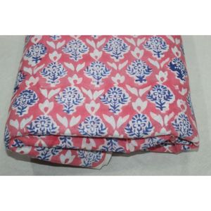Proveedores de Tela Estampada a Mano de Jaipur, India, Tela 100% Algodón, Tela Suave Natural Estampada a Mano por Metro - Product Image 4