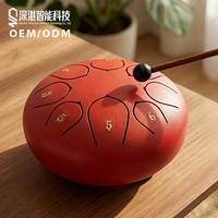 Customized Logo Tongue Drum 6 Inches 8 Tones With Number Design Hand Percussion Instruments Wholesale