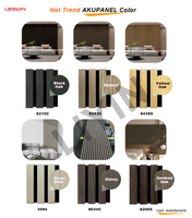 Akupanel Panneau mural acoustique en bois Design mural en latte de noyer pour le salon, la chambre à coucher et la décoration d'appartement Disponible en chêne gris