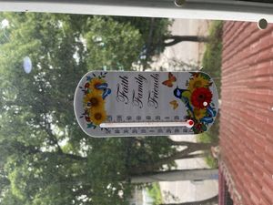 Einfaches Lesen Kosten günstige profession elle Porzellan herstellung Emaille Garden <span class=keywords><strong>Thermometer</strong></span> im Freien - Product Image 5