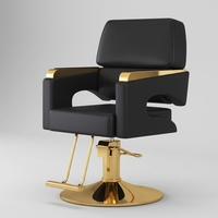 Chaise de salon de coiffure directement de l'usine, rotative à 360 degrés, durable, personnalisable, mobilier de salon multicolore