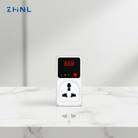 Indicador Digital de tipo Universal internacional Protección de corriente ajustable monofásica Bajo sobre AC 230V Protector de voltaje