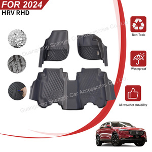 แผ่นรองพื้นรถยนต์ TPE กันน้ำกันลื่นแบบสั่งทำพิเศษ 5D สำหรับ <span class=keywords><strong>Honda</strong></span> <span class=keywords><strong>HRV</strong></span> 2024 พวงมาลัยขวา ขายส่ง - Product Image 3