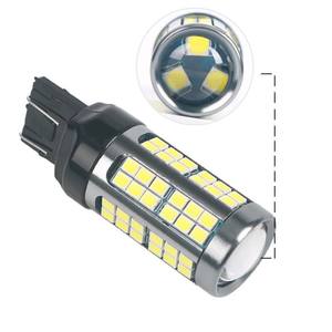Ampoule LED OEM sans Hyper Flash P21W pour Tuning Automobile, Lampe de Signalisation Canbus 1156 BA15S PY21W BAU15S T20 7440 WY21W 3030 72SMD Ambre Rouge 12V-70V - Product Image 2