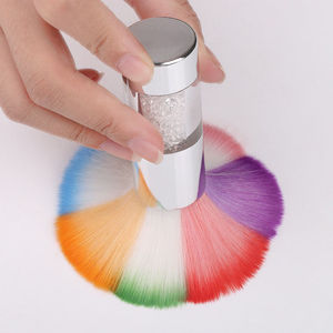 <span class=keywords><strong>Precio</strong></span> de fábrica de alta calidad, 1 pieza, cepillo <span class=keywords><strong>para</strong></span> polvo de decoración de <span class=keywords><strong>uñas</strong></span>, limpiador suave, rubor de fibra <span class=keywords><strong>para</strong></span> manicura y pedicura, uso en salón - Product Image 3