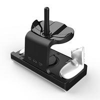 Base de charge pour casque VR Meta 3 avec lumière LED RVB, chargeur de contrôleur de casque VR, station d'accueil