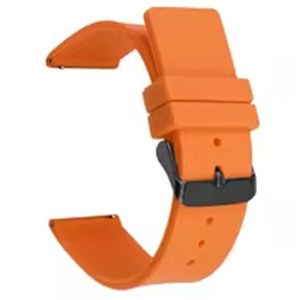 Pour <span class=keywords><strong>Samsung</strong></span> <span class=keywords><strong>Galaxy</strong></span> Watch6 <span class=keywords><strong>Classic</strong></span> 47mm <span class=keywords><strong>Watch4</strong></span> <span class=keywords><strong>40mm</strong></span> Garmin Active 20mm Bracelet de montre avec boucle noire Bracelet en silicone - Product Image 4