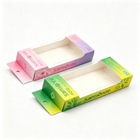 Boîtes d'emballage en papier personnalisées avec fenêtre pour barres de chocolat gélifiées MushShroom en feuille d'or, pour présentation Shroomz Chocolate