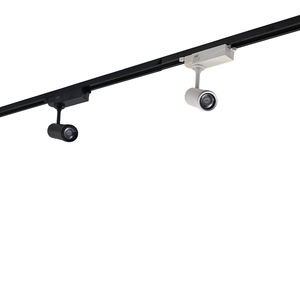 Riel LED de Aluminio Blanco o Negro de 1000 mm de Largo, Diseño Moderno, Conector en I, <span class=keywords><strong>L</strong></span> y T de Dos <span class=keywords><strong>L</strong></span>íneas, para Sala de Estar - Product Image 5