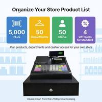 Mesin Kasir Terminal POS ARM 32-bit Longfly LF100 dengan Printer Struk, Garansi 3 Tahun, Memori 4M, Sistem 4 Tarif Pajak