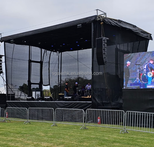 Sistema de armazón de techo de aleación de aluminio, armazón de techo de aluminio con pernos de escenario, armazón de iluminación para conciertos, escenario móvil para conciertos - Product Image 6