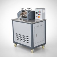 Machine de granulation de plastique, laboratoire, moulin à deux rouleaux ouvert, ligne de production pilote pour le mélange et la granulation de feuilles de mousse EVA, CE
