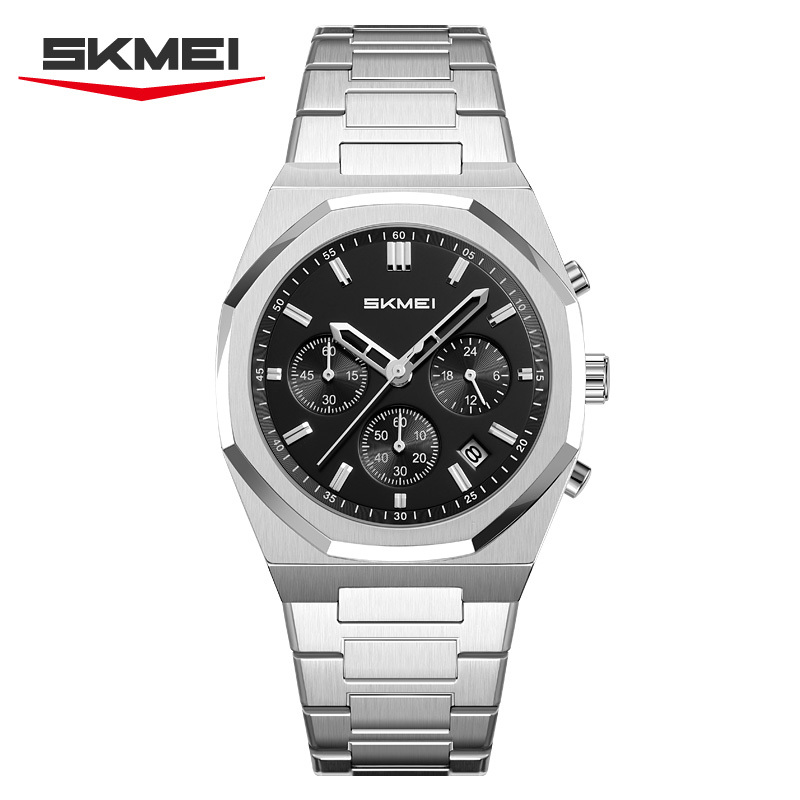 silver/black