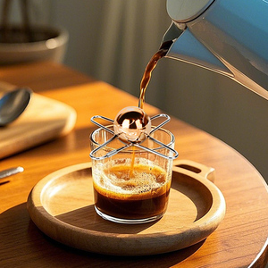 ลูกบอลนำกลับมาใช้ใหม่ได้สำหรับกาแฟเอสเพรสโซเครื่องมือทำน้ำแข็งสแตนเลสทรงกลมสำหรับกาแฟบูร์บองค็อกเทลอุปกรณ์เสริมสำหรับกาแฟ - Product Image 5