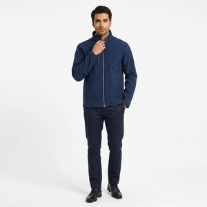 2026 Lightweight Canvas Waterproof Softshell Stand Collar Vintage Style Bomber <b>Jacket</b> for <b>Men</b> - Product Image 1