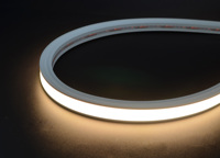Bande lumineuse néon BERIXDEEP intégrée 1615, vue de dessus, 24V, flexible, IP44, bande lumineuse néon en silicone, bande LED néon flexible pour l'éclairage de la chambre