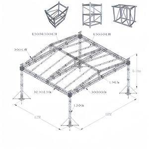 Plataforma <span class=keywords><strong>de</strong></span> escenario móvil portátil <span class=keywords><strong>de</strong></span> aluminio contrachapado antideslizante <span class=keywords><strong>de</strong></span> 4x8 <span class=keywords><strong>para</strong></span> eventos al aire libre concierto - Product Image 3