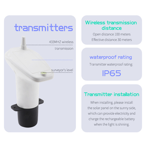 Ultrasmart hiện đại trong nhà hiển thị kỹ thuật số đa chức năng siêu âm mực nước cảm biến Transmitter nhà thông minh đo lường chất lỏng - Product Image 3