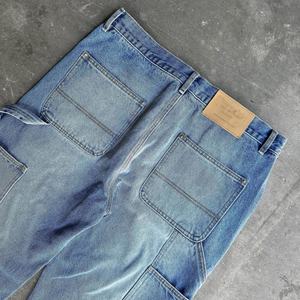 Nuevos Jeans Rotos Deslavados Retro para Hombre con Múltiples Roturas, Adecuados para Ropa Urbana Y2K y Tendencias de Moda Punk Hip-hop - Product Image 5