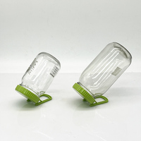 Couvercle en plastique de qualité alimentaire sans BPA avec support pour kit de culture de germinations en bocal Mason de 70 mm – Kit de plantation durable