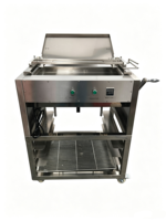 Machine à glacer les beignets en acier inoxydable, machine manuelle à enrober les beignets au chocolat avec machine à tempérer le chocolat, à vendre