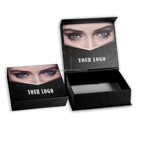Boîte à cosmétiques personnalisée avec logo, boîte en papier magnétique pour huile essentielle, soin de la peau, maquillage, boîte de rangement pour produits de beauté