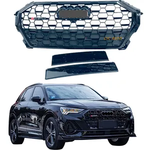 Auto Q3 SQ3 modified grille for Audi RSQ3 front bumper car grille 2020 2021