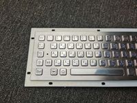 Clavier métallique anti-vandalisme IP65 DSP avec braille, filaire, avec trackball ou pavé tactile
