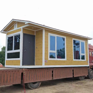 Tùy chỉnh kính hiện đại sunroom 2-phòng ngủ thép prefab container Nhà tam giác mái bằng di động mở rộng biệt thự căn hộ cho - Product Image 2