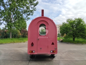 Carrito de Comida Etodevice, Carrito de Hot Dogs, Mini Remolque de Comida, Carrito de Café - Product Image 4