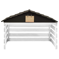 Abri de jardin moderne et simple en bois traité sous pression pour garage et usage extérieur, stockage de tracteurs et tondeuses