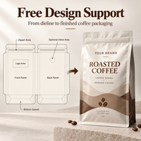 Sacs à café personnalisés de qualité alimentaire pour petites productions, répondant aux besoins personnalisés, créant un emballage exclusif pour les marques de café de niche