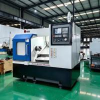 Centro de torneado-fresado CNC de bancada inclinada LC-X32SD, torno CNC de doble canal equipado con eje C y torreta motorizada
