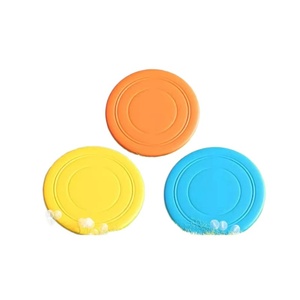 Zachte, bijtbestendige, eenvoudig ontworpen, zachte rubberen hondentraining vliegende schijf voor Border Collie & Golden Retriever CWFP model - Product Image 4