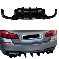 Lèvre arrière modifiée de style M5 avec lumières / Lèvre arrière sportive et spoiler pour BMW Série 5 F10/F18, 2009-2017
