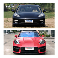 Kit carrosserie arrière complet 1:1 série 970 avec section avant 976 en matériau PP pour Porsche Panamera 2009-2016 JHBSJ060